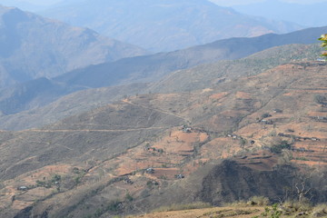 view from the top of the mountain