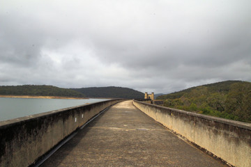 Cordeaux Dam Wall Downstream Side