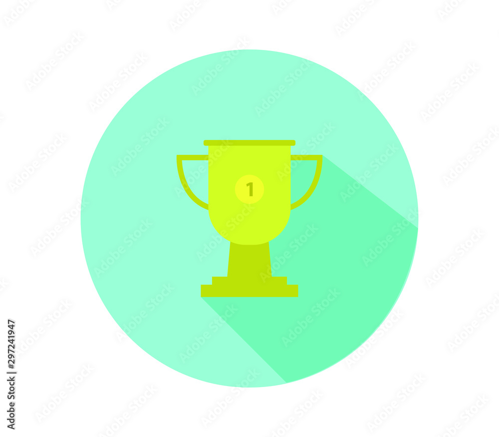 Wall mural trophy icon