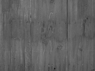 Abstract black and white tone background vertical striped pattern of old and rough wooden wall or floor texture.
