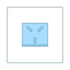 Israel Electrical Socket Icon