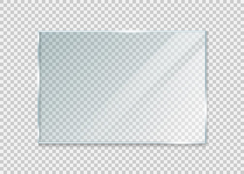 glass windowisolated on white background. Vector illustration.