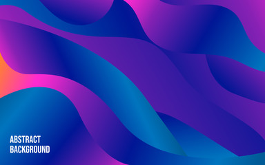 Fototapeta premium Abstract background with color fluid shapes