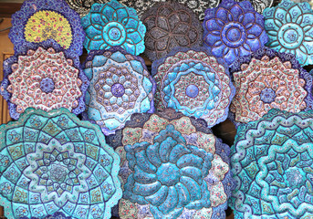 Traditional Iranian souvenirs, Grand bazaar of Isfahan, Iran