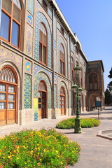 Fototapeta na wymiar Facade of Golestan Palace, Tehran, Iran