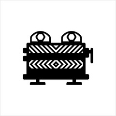Construction Barrier Icon, Roadblock Barrier Icon