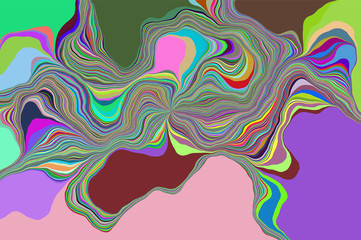 Abstract fluid background. Vector colorful illustration.