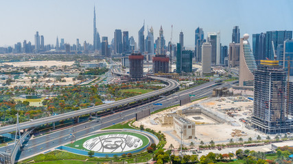 Dubai view of modern city