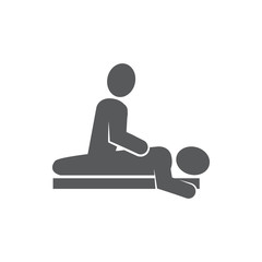 Massage Icon on white background