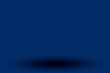 Blue background with black shadow at the bottom.