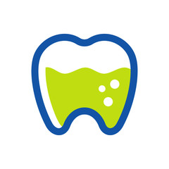 Dental lab logo icon design elements, tooth laboratory symbol - Vector