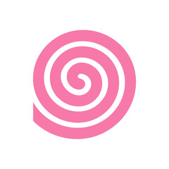 Pink mosquito coil icon design, mosquito repellant vector illustration