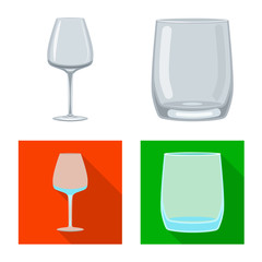 Vector design of form and celebration symbol. Collection of form and volume vector icon for stock.