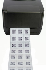 qr code sticker label printer 