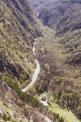 vintage canyon in the mountains