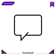 Chat icon  vector . Best modern, simple, isolated, dialogue-set , logo, flat icon for website design or mobile applications, UI / UX design vector format