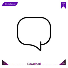 Chat icon  vector . Best modern, simple, isolated, dialogue-set , logo, flat icon for website design or mobile applications, UI / UX design vector format