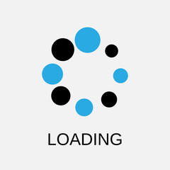 Loading icon. Download concept symbol design. Stock - Vector illustration can be used for web.