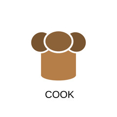 Chef hat icon. Cook hat concept symbol design. Stock - Vector illustration can be used for web.