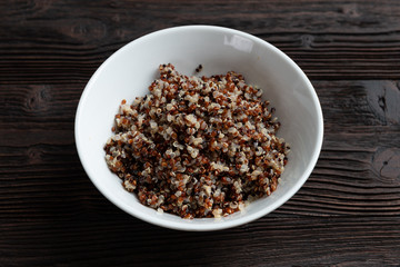 Hot Cereal Mix of Red and Whole Grain Quinoa