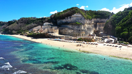 Beach and sea, South Coast of Bali, Melasti Beach.