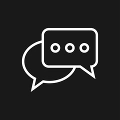 Communication vector icons