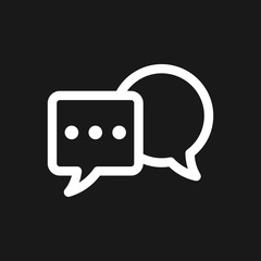 Communication vector icons