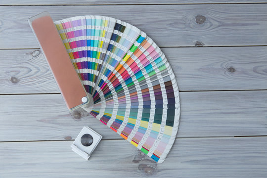 sample colors catalogue pantone or colour swatches book