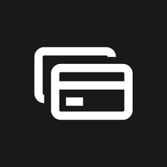 Obraz premium Credit Card icon vector, in trendy flat style