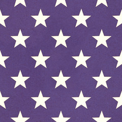 Polka vintage retro background seamless texture in white stars.