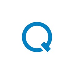 Q letter logo template vector icon 