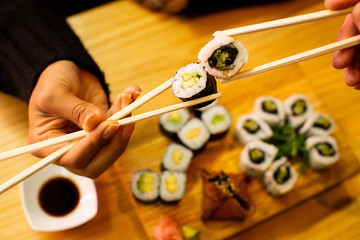 vegan japanese food no fish vegetarian maki © Nicoleta