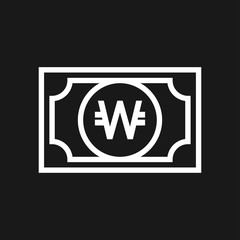 Money Currency Icon design template. Vector EPS