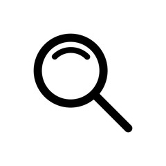 magnifier icon trendy flat design