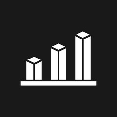 Graph and Diagram icon. Analytics and business symbols.