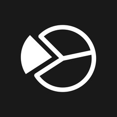 Graph and Diagram icon. Analytics and business symbols.