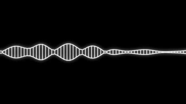 Noise radio white waves with straight lines sound symbol on black background