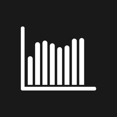 Graph and Diagram icon. Analytics and business symbols.