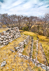 Xochicalco archaeological site in Mexico