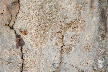 Obraz na płótnie Canvas texture of cracked cement floor 