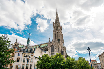 NANCY, FRANCE - June 23, 2018: Saint Epvre Basilica Nancy, France