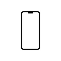 Phone Icon Vector Fat Design