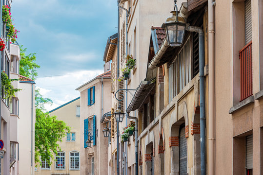 NANCY, FRANCE - June 23, 2018: Street view in Nancy city, France