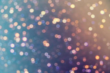Multi-color glitter vintage lights,bokeh for blur background.