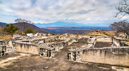 Fototapeta na wymiar Xochicalco archaeological site in Mexico