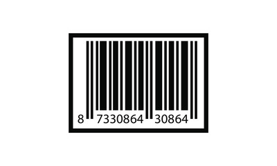 barcode icon vector