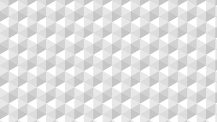 Abstract hexagonal geometric background in white color