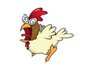 Crazy Chicken Figure