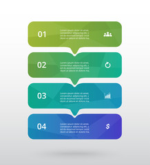 Vector lines arrows infographic.