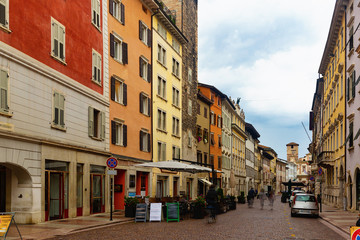 Fototapeta na wymiar Historical center of Italian Trento